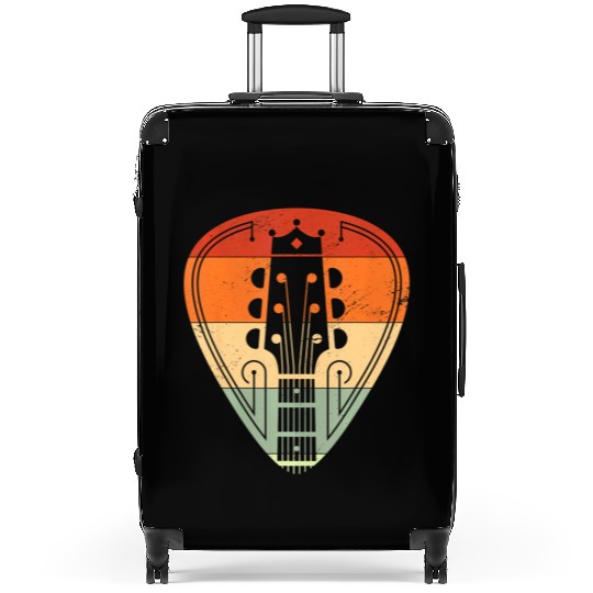 Vintage Guitar Lover Guitarist Electric Base Suitcases