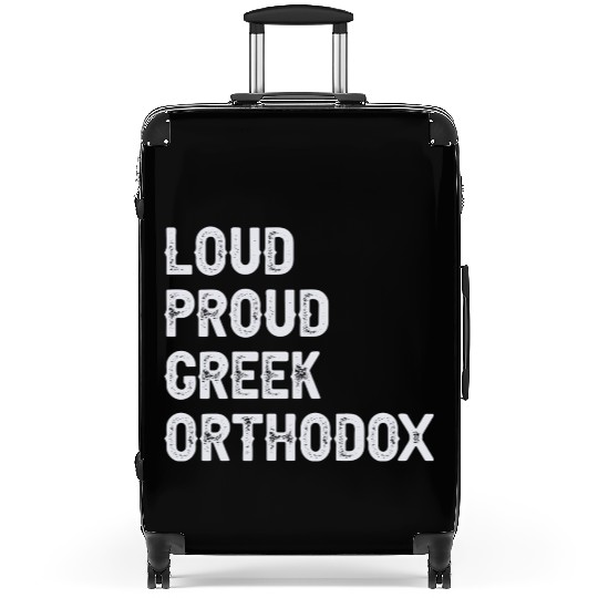 Loud Proud Greek Orthodox Suitcases