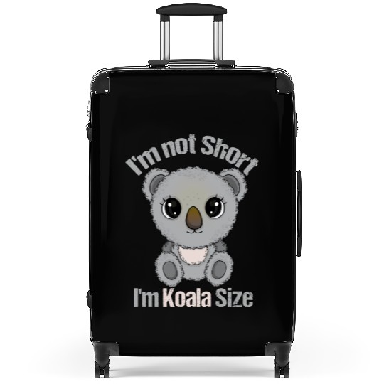 Koala Lover Gift Women Funny Short People Koala Suitcases