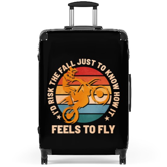 Motocross Supercross How It Feel To Fly Spruch Suitcases