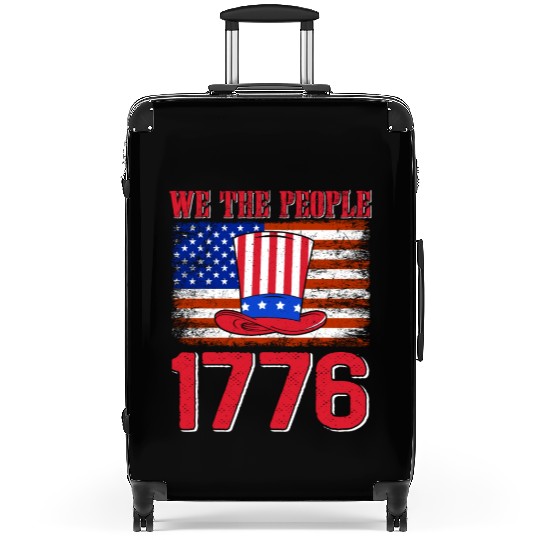 We the People 1776 Independence Day US Patriot Suitcases