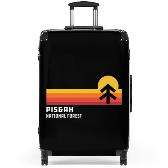 Retro Sunset Pisgah National Forest Asheville Suitcases