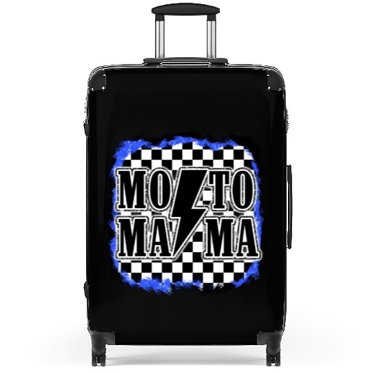 Moto Mama Motocross Racing Dirt Bike Mom Son Race Suitcases
