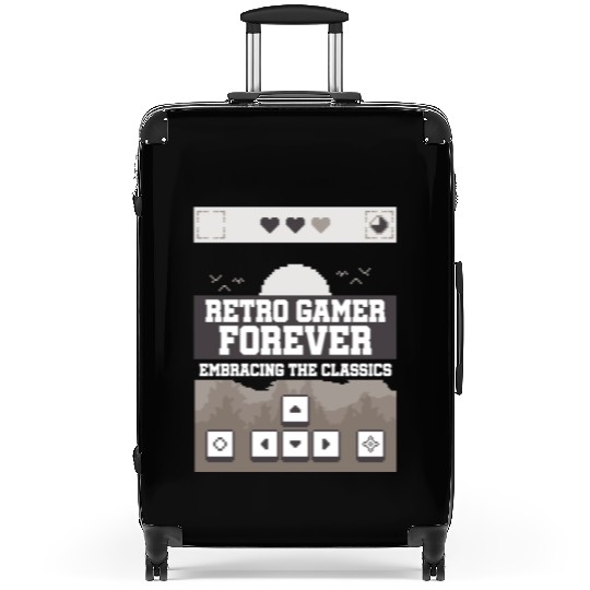 Retro Gamer Forever Embracing the Classic Suitcases