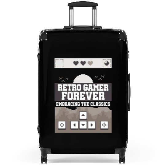 Retro Gamer Forever Embracing the Classic Suitcases