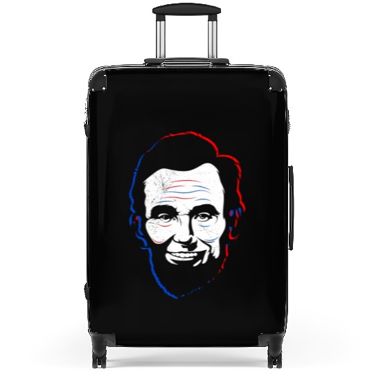 Merica Lincoln Independence Day USA Party Suitcases