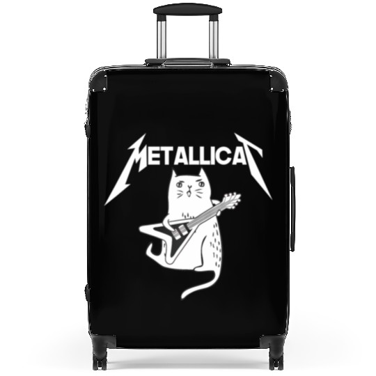 Mettalicat Rock Band Guitar Funny Christmas Suitcases