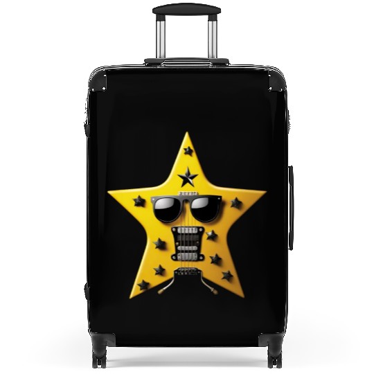 Rock and Roll Royalty The Guitar of a Star Suitcases
