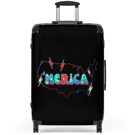 Merica Happy 4Th Of July Independence American Day Suitcases