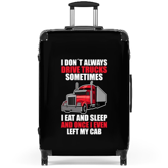 Truck Driver Truc Suitcases