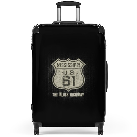Mississippi Us 61 The Blues Highway Suitcases