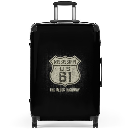 Mississippi Us 61 The Blues Highway Suitcases