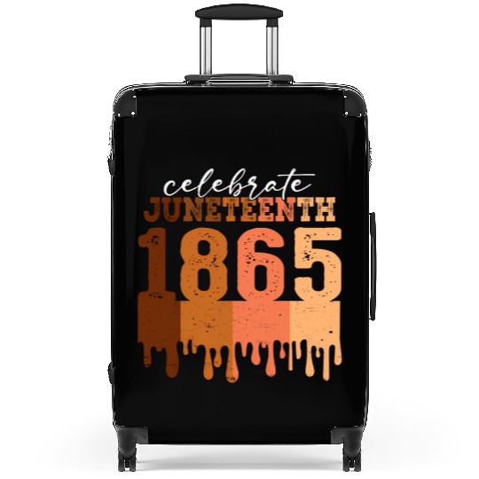 Celebrate Juneteenth 1865 Black Wo African America Suitcases