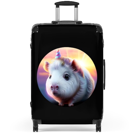 Guinea pig unicorn Suitcases