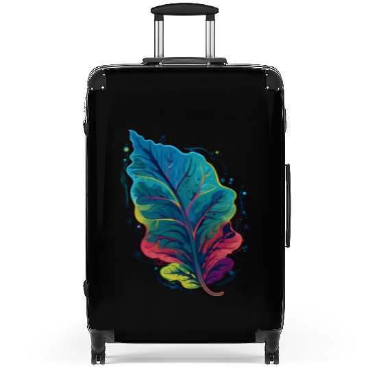 Colorful Leaf Autumn Fall Leaves Foliage Plant Suitcases