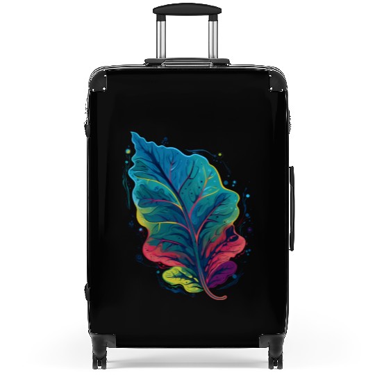 Colorful Leaf Autumn Fall Leaves Foliage Plant Suitcases
