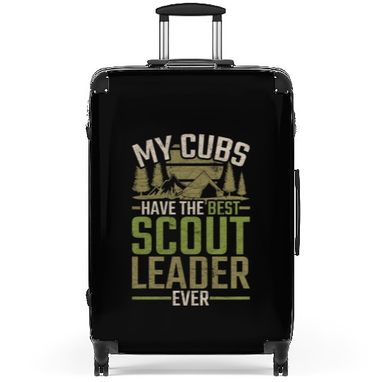 My Cubs Have The Best Scout Leader Ever Suitcases