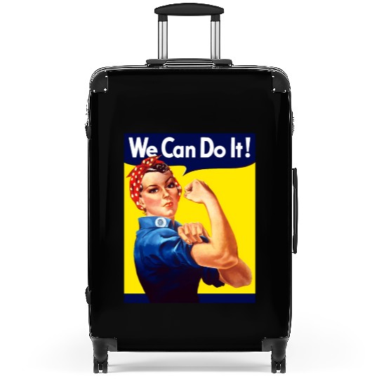 Rosie The Riveter We Can Do It Suitcases