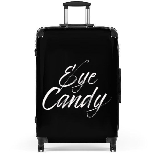 eye candy white Suitcases