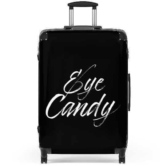 eye candy white Suitcases