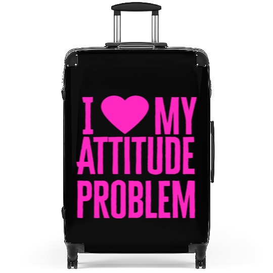 I Love My Attitude Problem music Suitcases