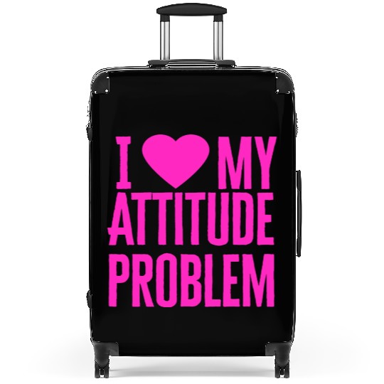 I Love My Attitude Problem music Suitcases