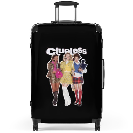 Clueless Bedazzled Logo Suitcases