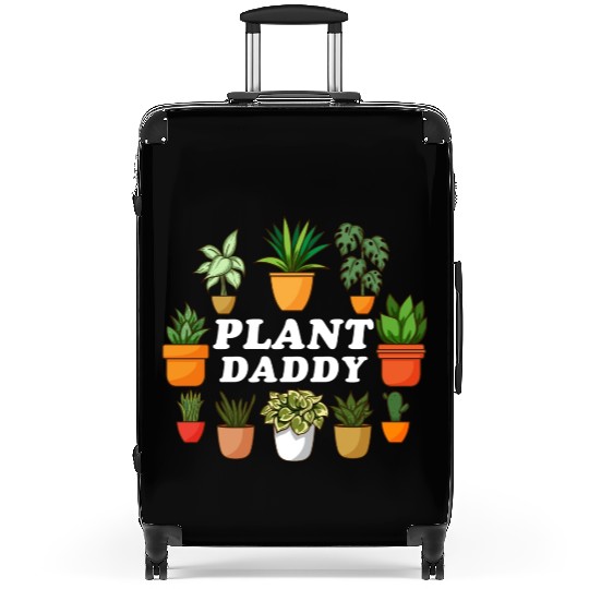 Plant Daddy Gardening Florist Plant Lover Men Suitcases