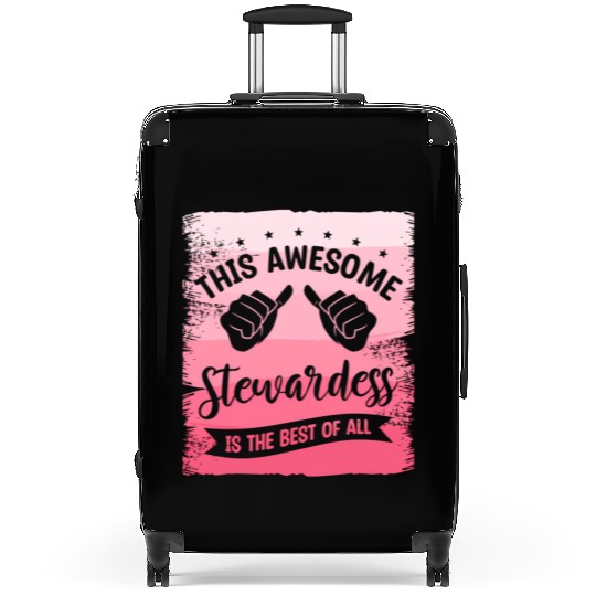 This Awesome Stewardess Is The Best Of All Flight Suitcases