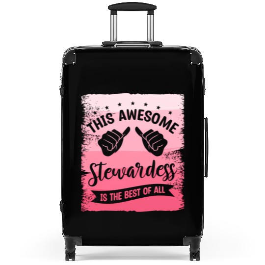 This Awesome Stewardess Is The Best Of All Flight Suitcases