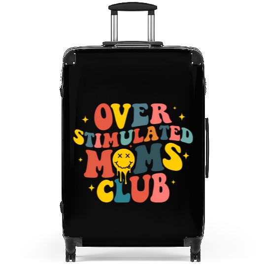 Overstimulated Moms Club Suitcases