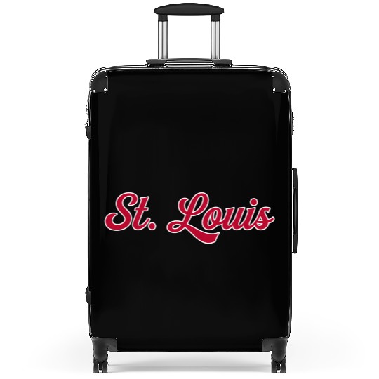 St Louis 1970S Wordmark Script Suitcases