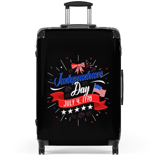 Independence Day 4th July 1776 American Patriots Suitcases