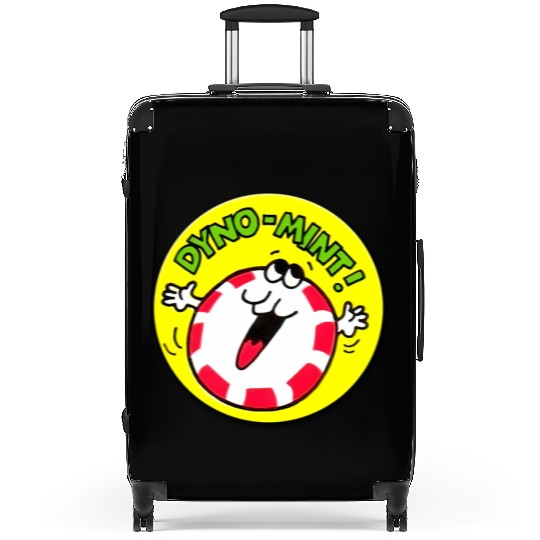 Vintage Scratch And Sniff Sticker Peppermint Dyno- Suitcases
