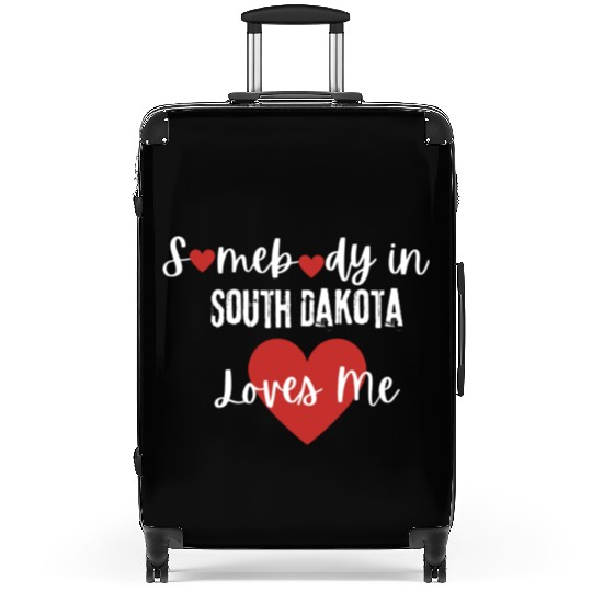 Somebody in South Dakota Loves Me Suitcases