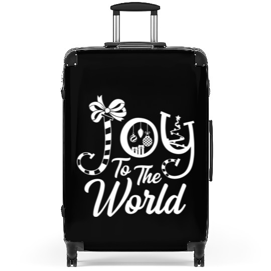 Joy to the world aesthetic Suitcases