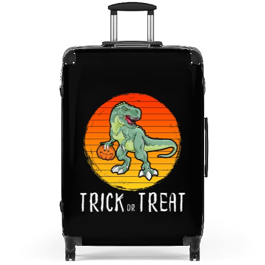 Trick or Treat Halloween Dinosaur T Rex Suitcases