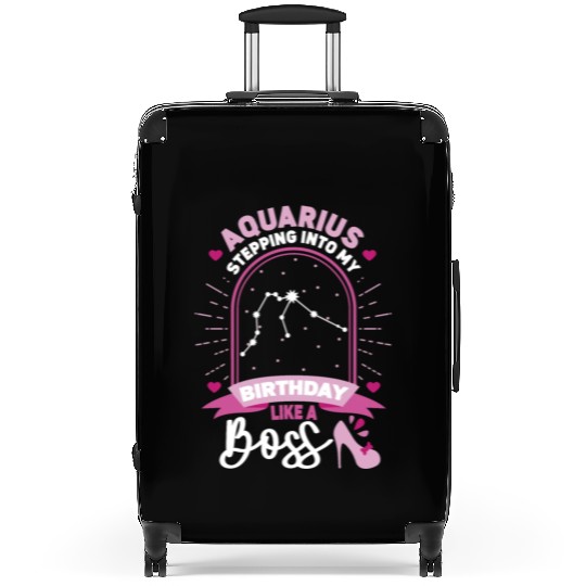 Aquarius Stepping Into Astrology Birth Sign Suitcases