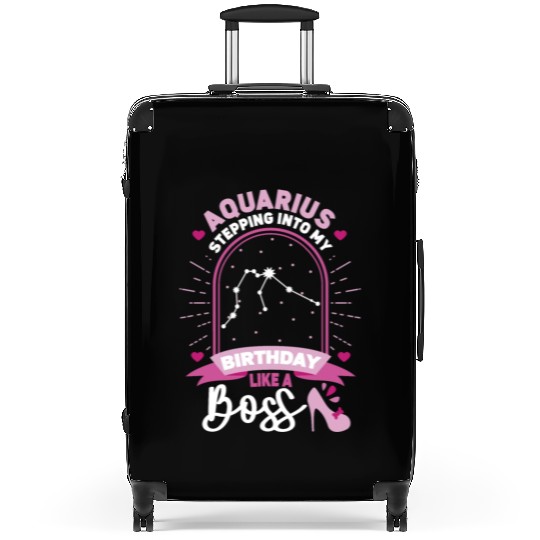 Aquarius Stepping Into Astrology Birth Sign Suitcases