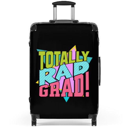 Totally Rad Grad 80'S 90'S Retro Graduation Class Suitcases
