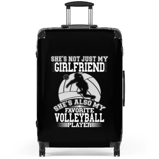 Friend Is My Favorite Volleyball Player Sportfrien Suitcases