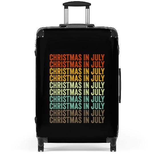 Christmas In July Suitcases