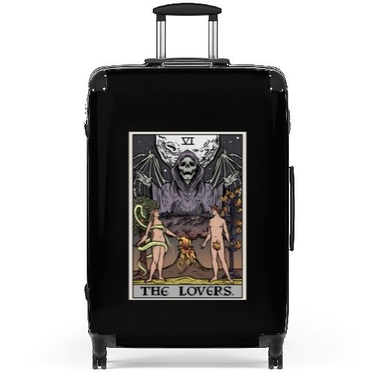 The Tarot Card Halloween Grim Reaper Gothic Horror Suitcases