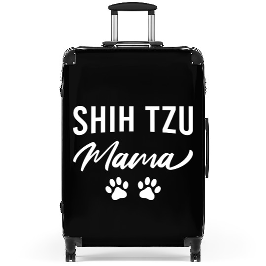 Shih Tzu Mama Dog Lover Mom Suitcases