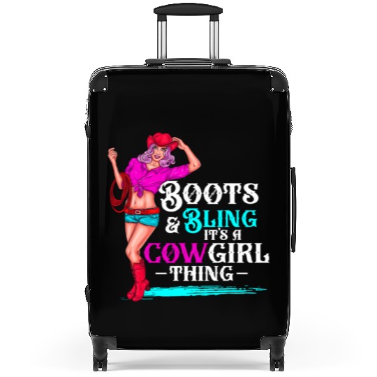 Cow Boots And Bling It'S Cow Things Western Cory Suitcases