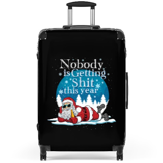 Santa 2020 Claus Ugly Bad Santa Suitcases