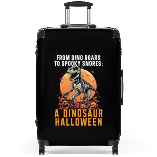 Dinosaur Halloween Trick Or Treat Dino Lover Suitcases