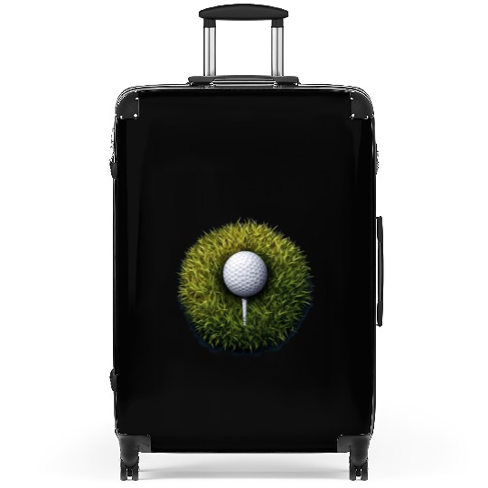 Golf Ball Green Grass Golfer Golf Player Golfing Suitcases