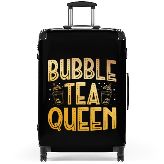Bubble Tea Queen Boba Tea Drinker Korean Drink Suitcases