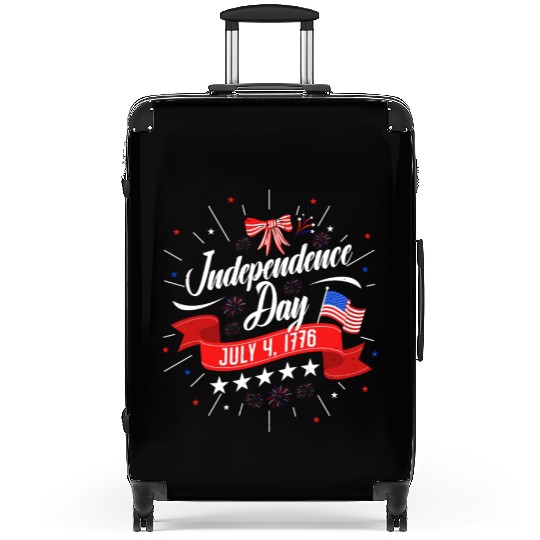 Independence Day 4th July 1776 American Patriots Suitcases